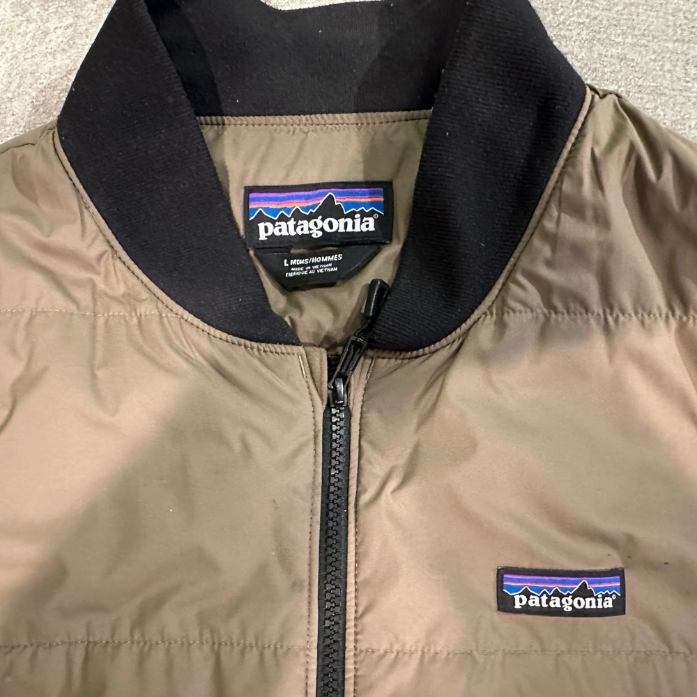 Patagonia Men's Zemer Bomber Jacket Topsoil Brown Large